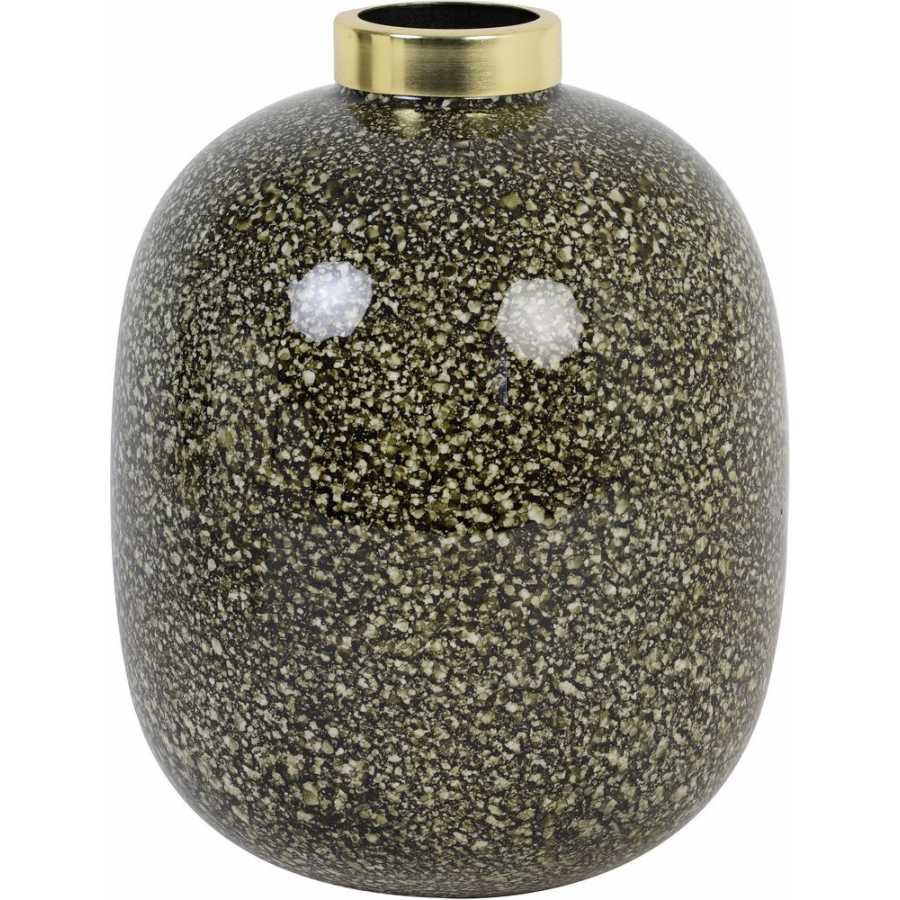 Light and Living Chow Vase Gold Naken Interiors